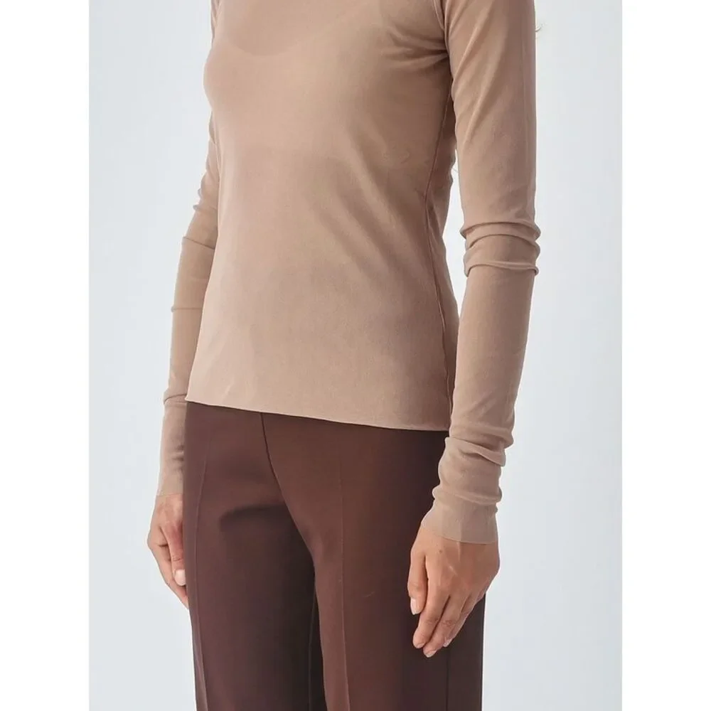 Meimeij Women Meimeij Long-Sleeved Polyamide Slim Fit Top